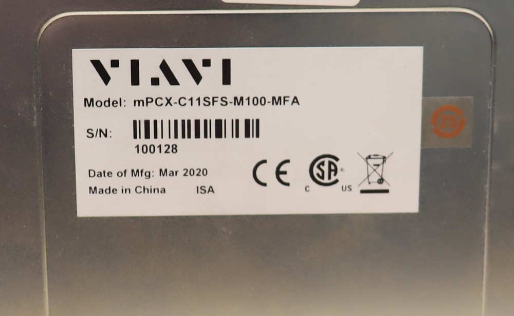 Viavi MAP-220C-A Mainframe w/mPCX-C1 Polarization Control Module Guaranteed GOOD
