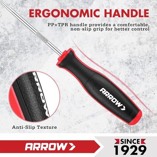 ARROW 4-Piece Precision Hook and Pick Set with Pouch, Mini Pick Tool Set for