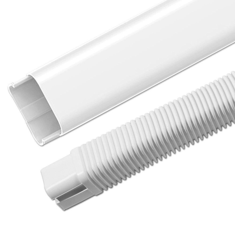 3" x 9.5 Ft PVC Line Set Cover for Mini Split AC Ductless System