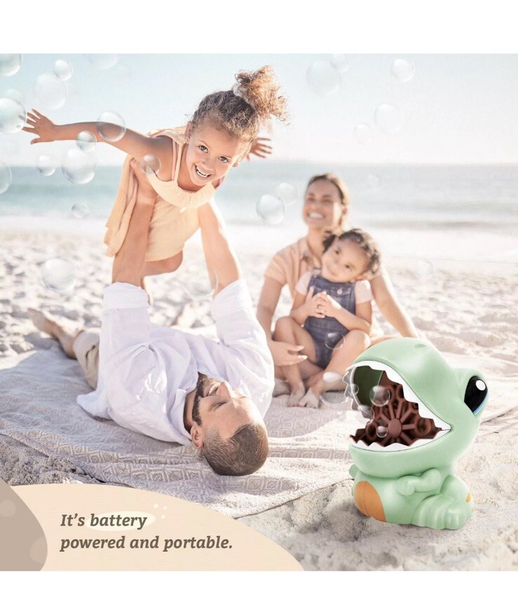 Dinosaur Bubble Machine for Kids – Portable, Fun & Endless Outdoor Play!