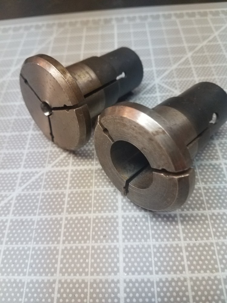(1 pair) Hardinge 5DS 1" Dead Length Emerdency Collets