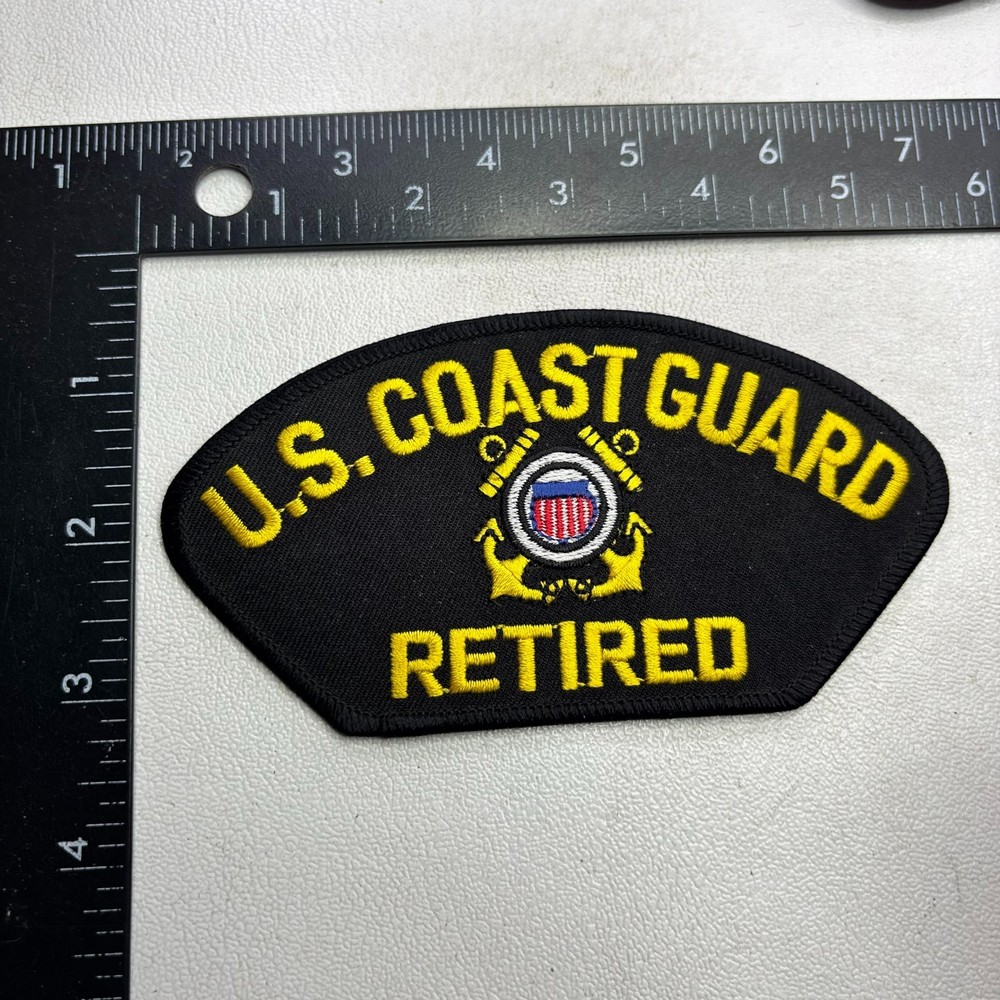 US COAST GUARD RETIRED Hat Patch 60XV