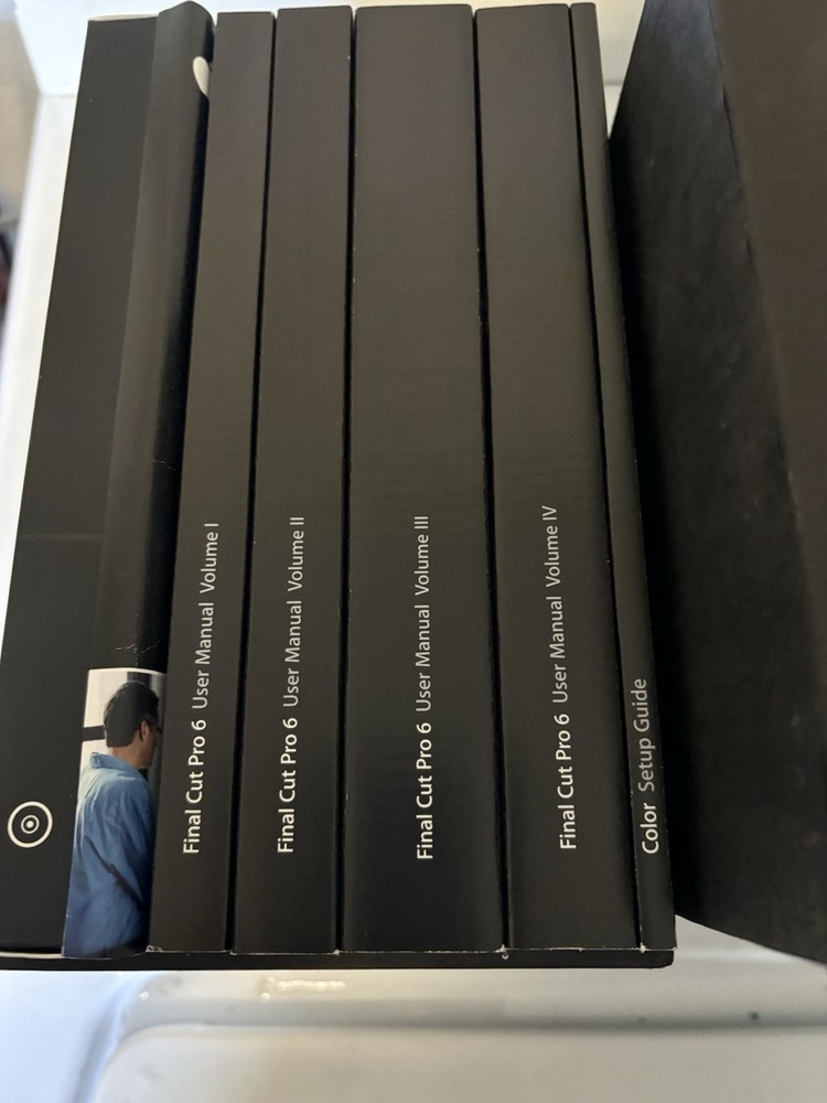 Apple Logic Studio Final Cut Pro 6 Box Set Manuals Discs