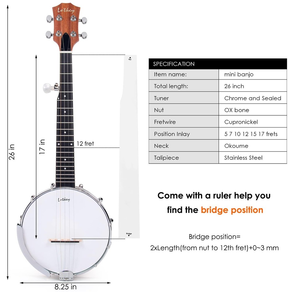 , 5-String Banjo, 26 inch (CR2032)