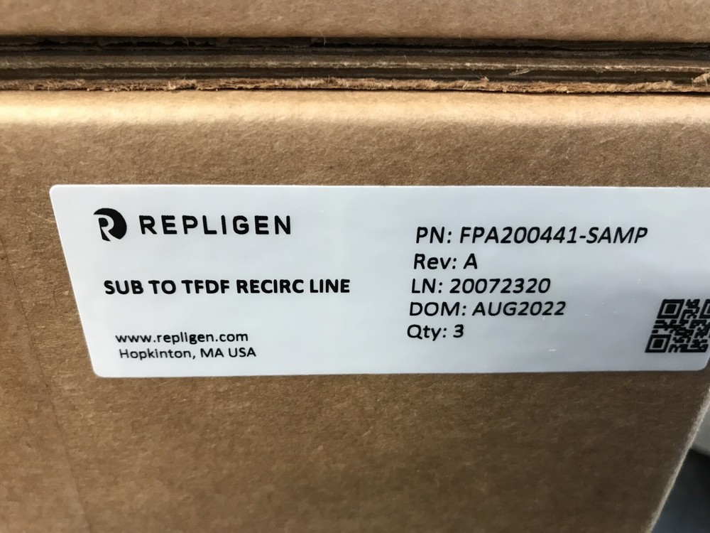 (8 Boxes) REPLIGEN Engineering Sample Tubing Kits TFDF PP3 UFDF