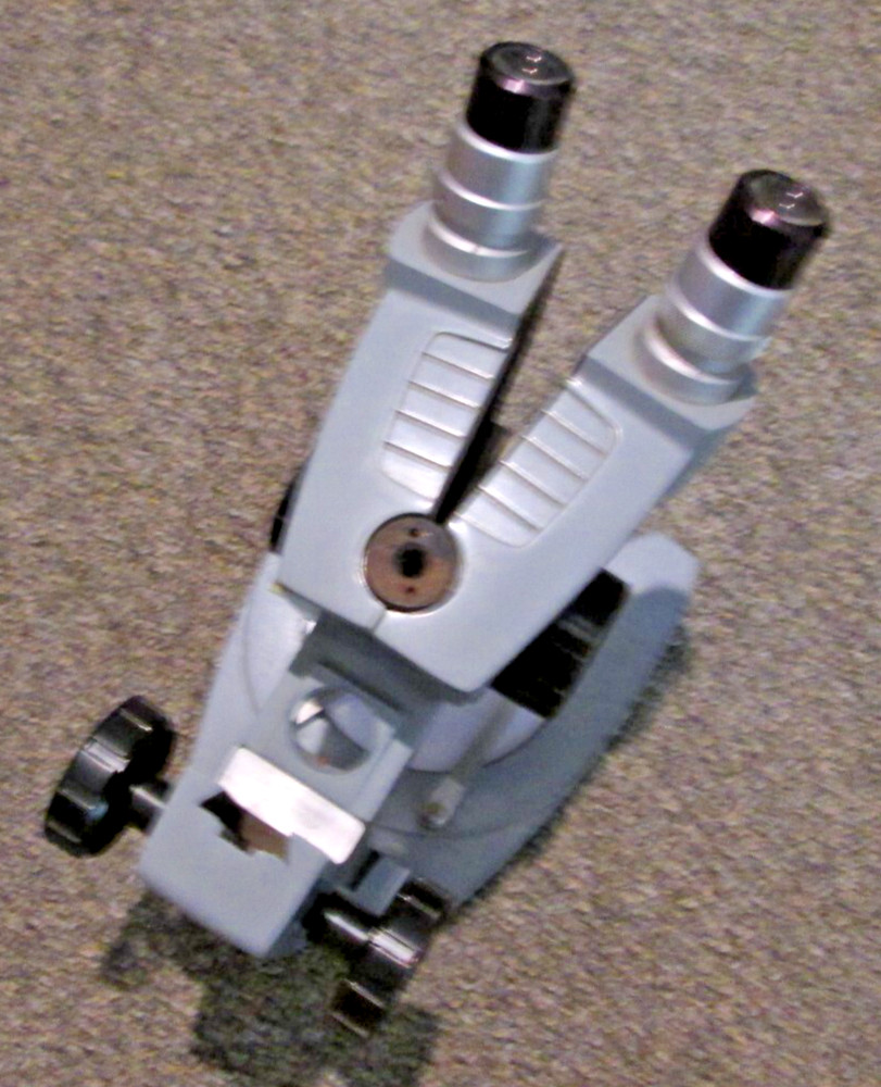 American Optical (AO) Spencer stereo transmitted microscope Cycloptic 10x Lense