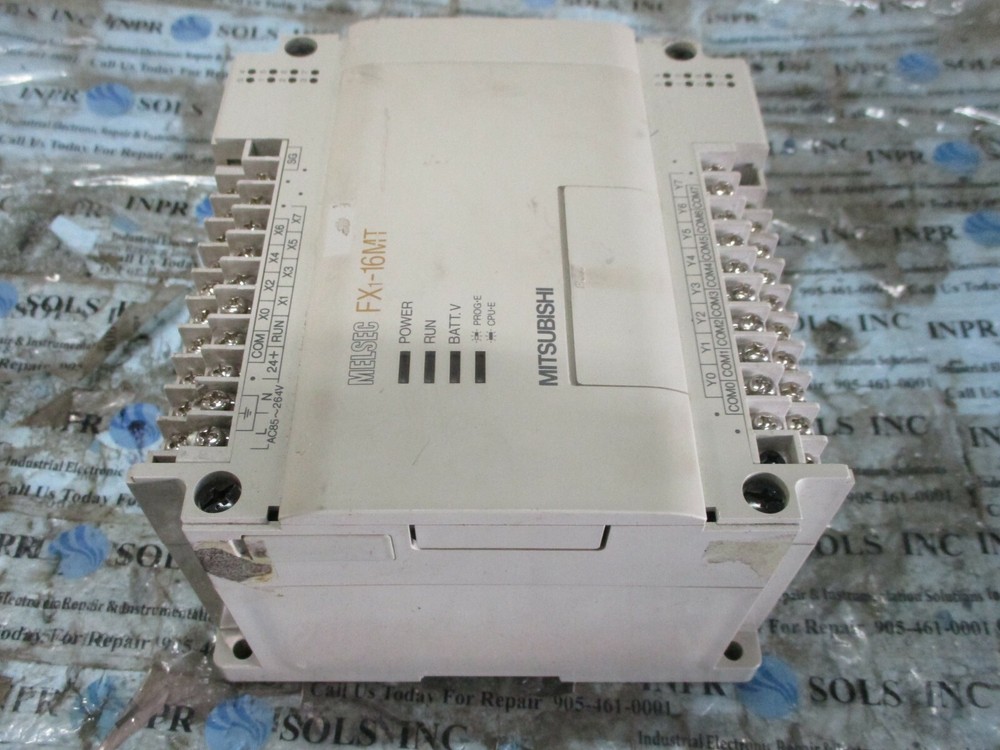Mitsubishi FX1-16MT Melsec Programmable I/O Controller Unit 30VA 24VDC *Tested*