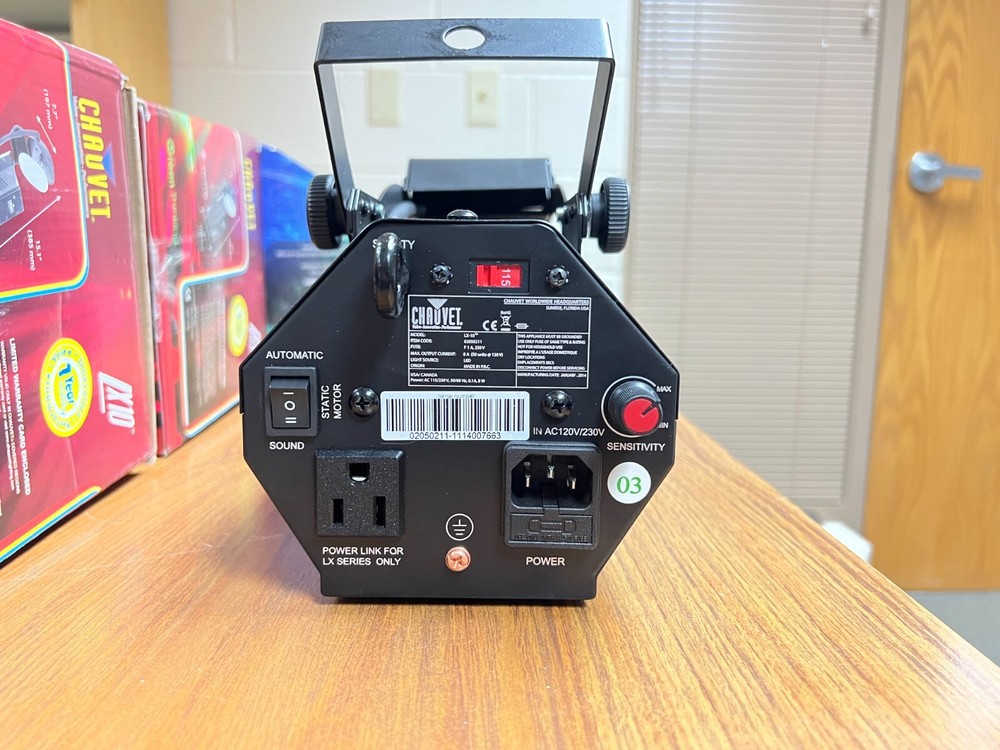 2 Chauvet LX10 Scanner Effects Light