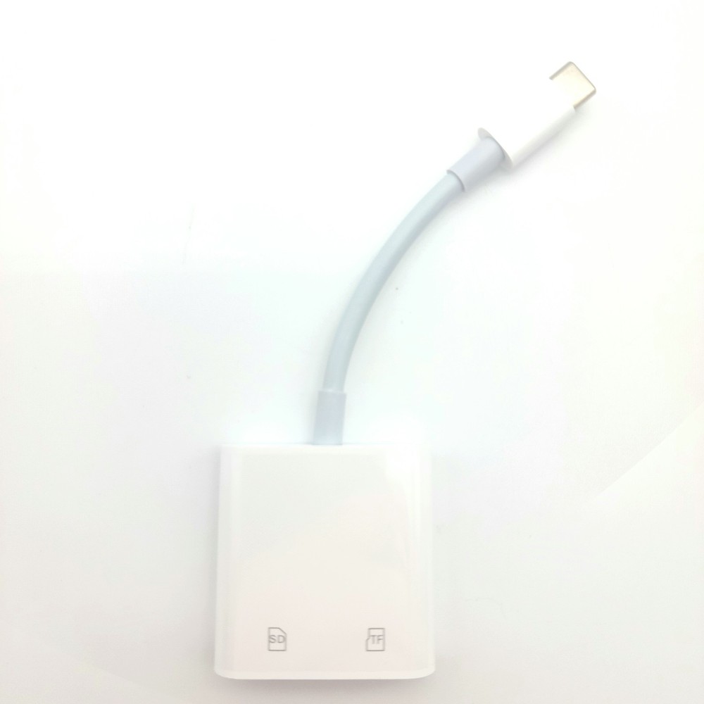 USB-C to SD / Micro SD Card Camera Reader for Apple or Samsung