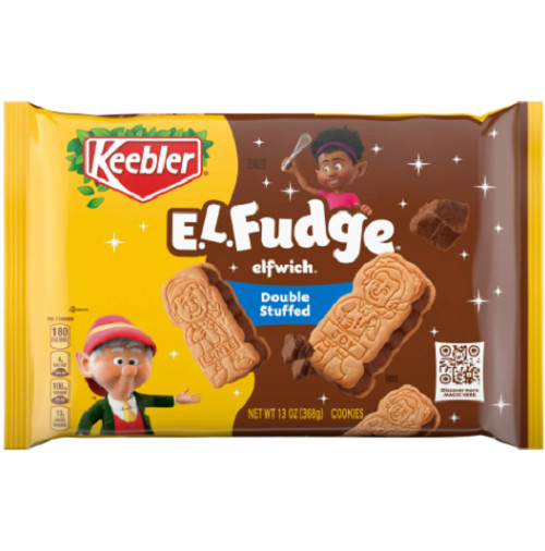 Fudge Double Stuffed Elfwich Cookies, 13 oz