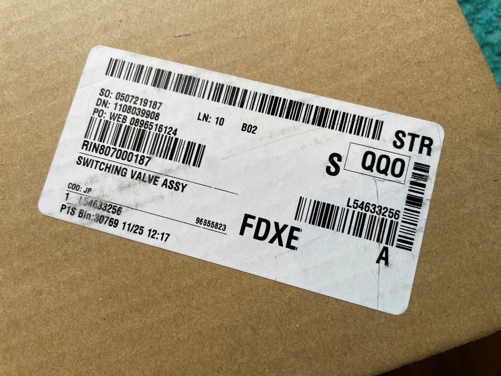 Rinnai 3 way Valve Assembly part# M01A-03000-SB1