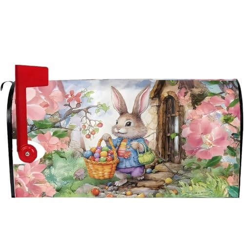 Mailbox Covers Easter Mailbox Covers Magnetic Standard 21*18in Easter Day -14