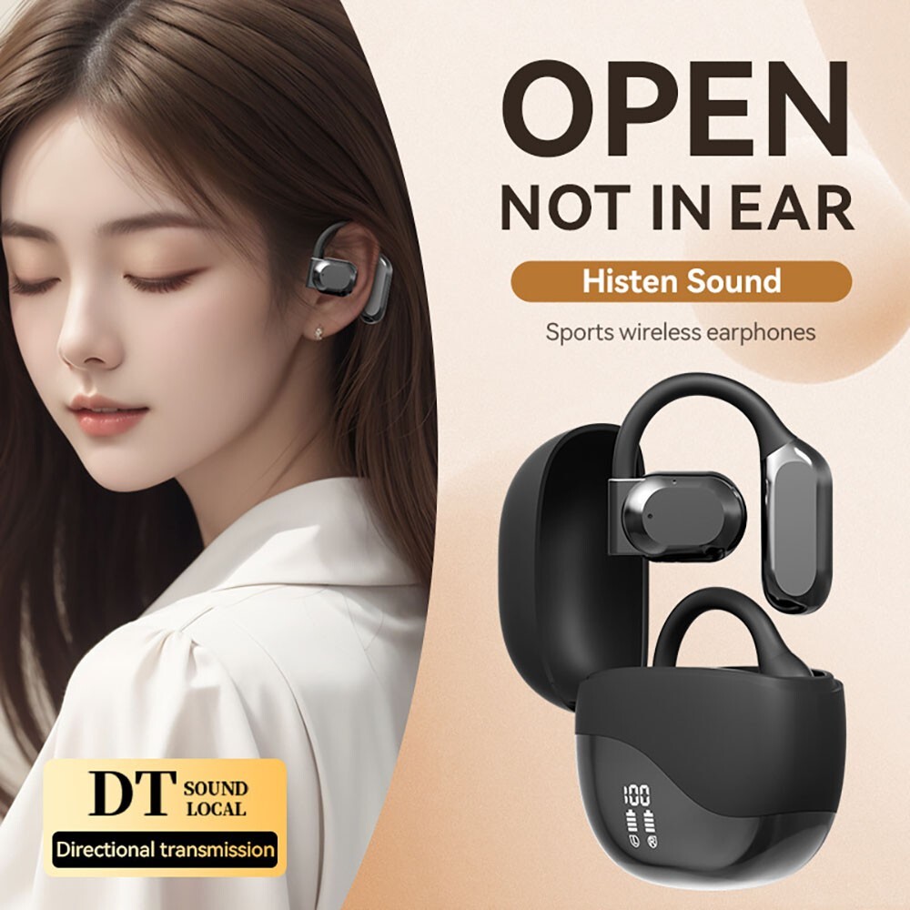 Wireless Bluetooth Headphones Open Ear Earbuds Stereo For iPhone Samsung Google