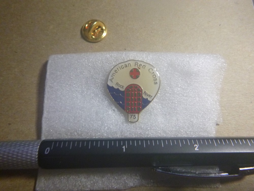 American Red Cross Chapter Pin - Illinois - Rock River