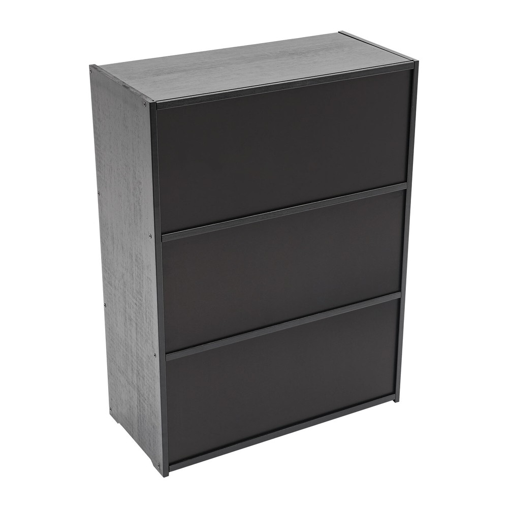 Stylish Black Storage Cabinet – Space-Saving Solution for Home Organization