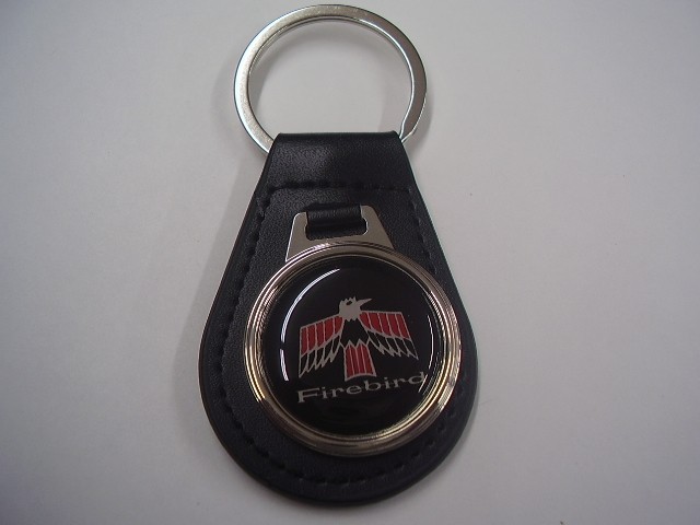 PONTIAC FIREBIRD KEY CHAIN LEATHER FOB