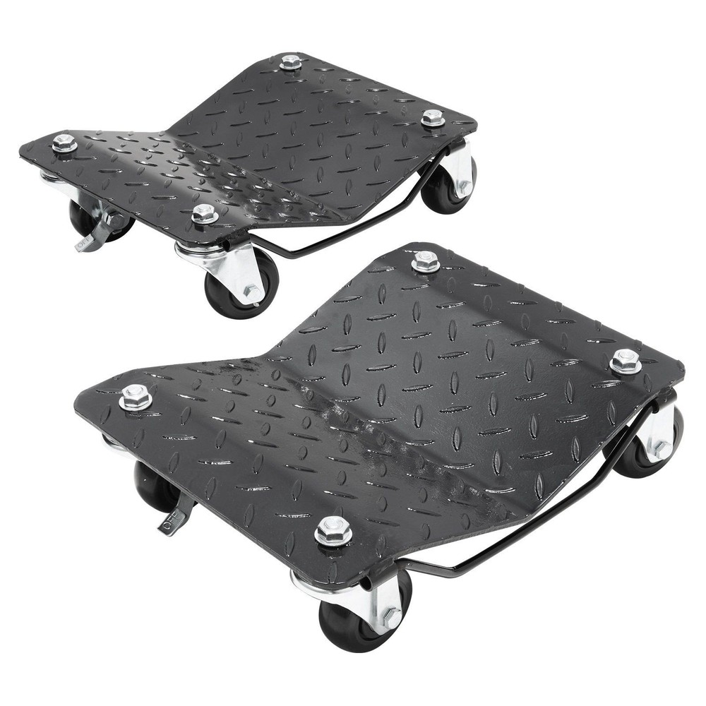 Stable Performance Wheel Dolly 3000lb Set 2 with Integrated Handle
