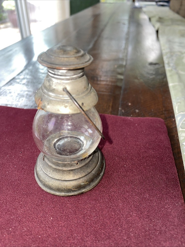Vintage Candy Container - Glass Lantern