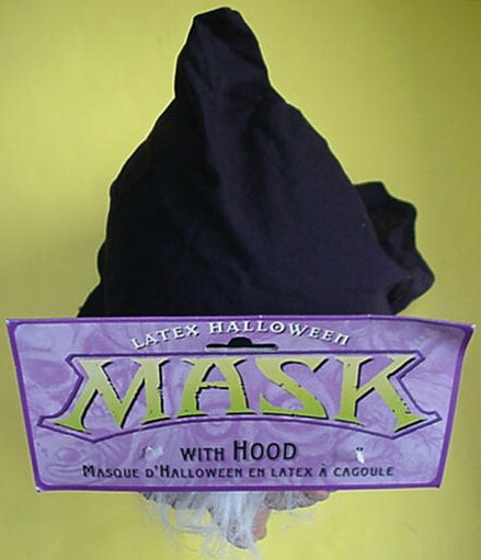 Witch Hag Halloween Mask Vintage NEW with tags