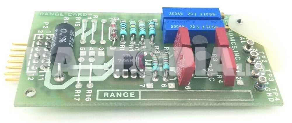Westronics, MC100040-01 Rev C, Pcb Circuit Board Range Card