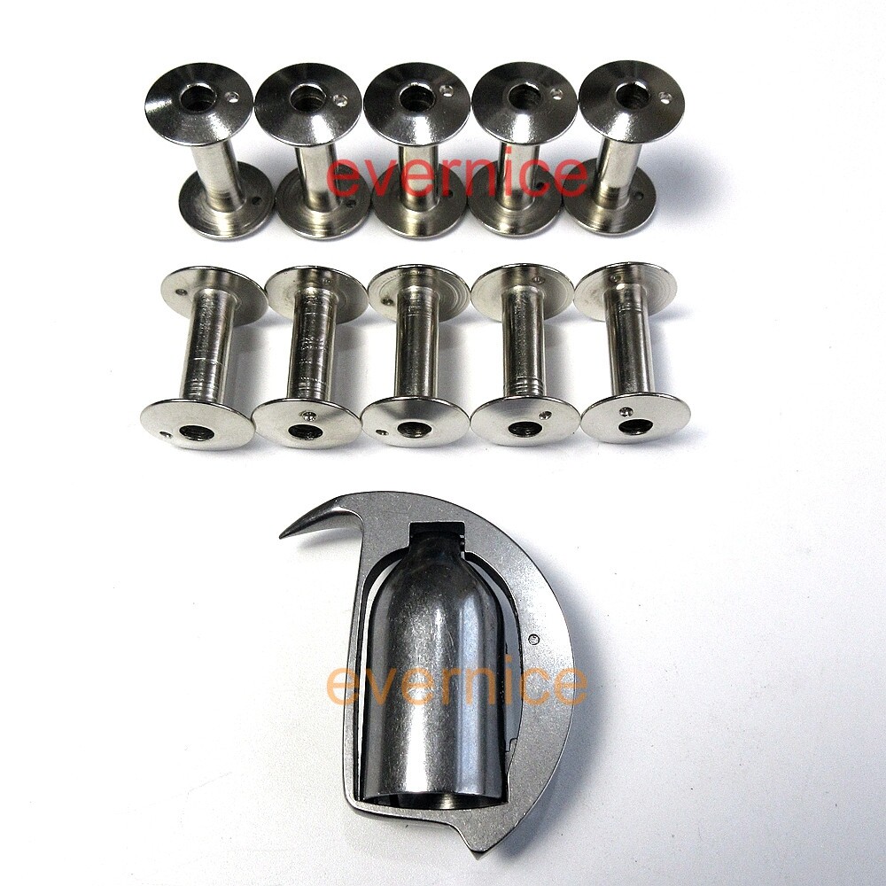 Shuttle Hook & 10 Bobbins For Ga5-1 Leather Sewing Machine