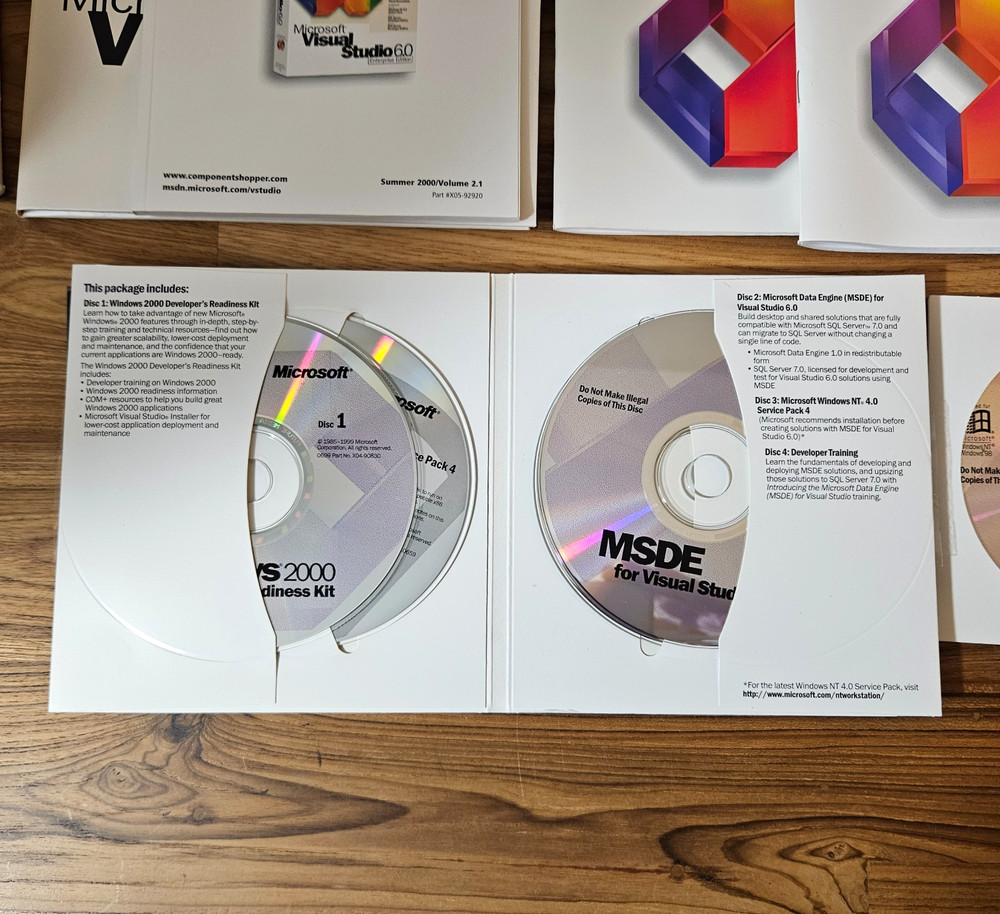 Microsoft Visual C++ 6.0 Professional Edition, Visual Studio, Preowned