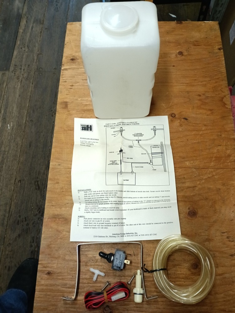 AFI Windshield Washer Kit 33500