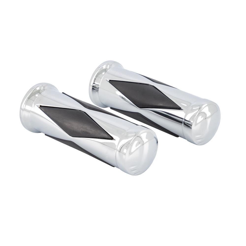Highway Hawk grip covers handlebar grips "Diamond" for 1" handlebar without throttle cable holder