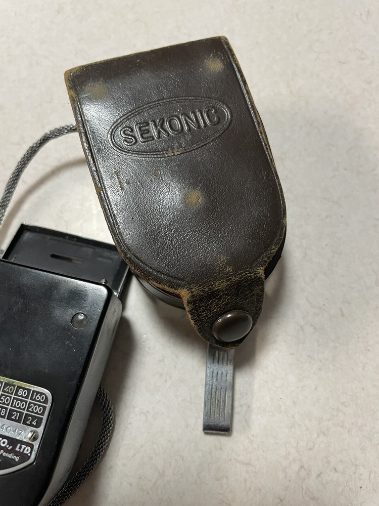 Sekonic L-6 Light Meter In Case Japan Untested