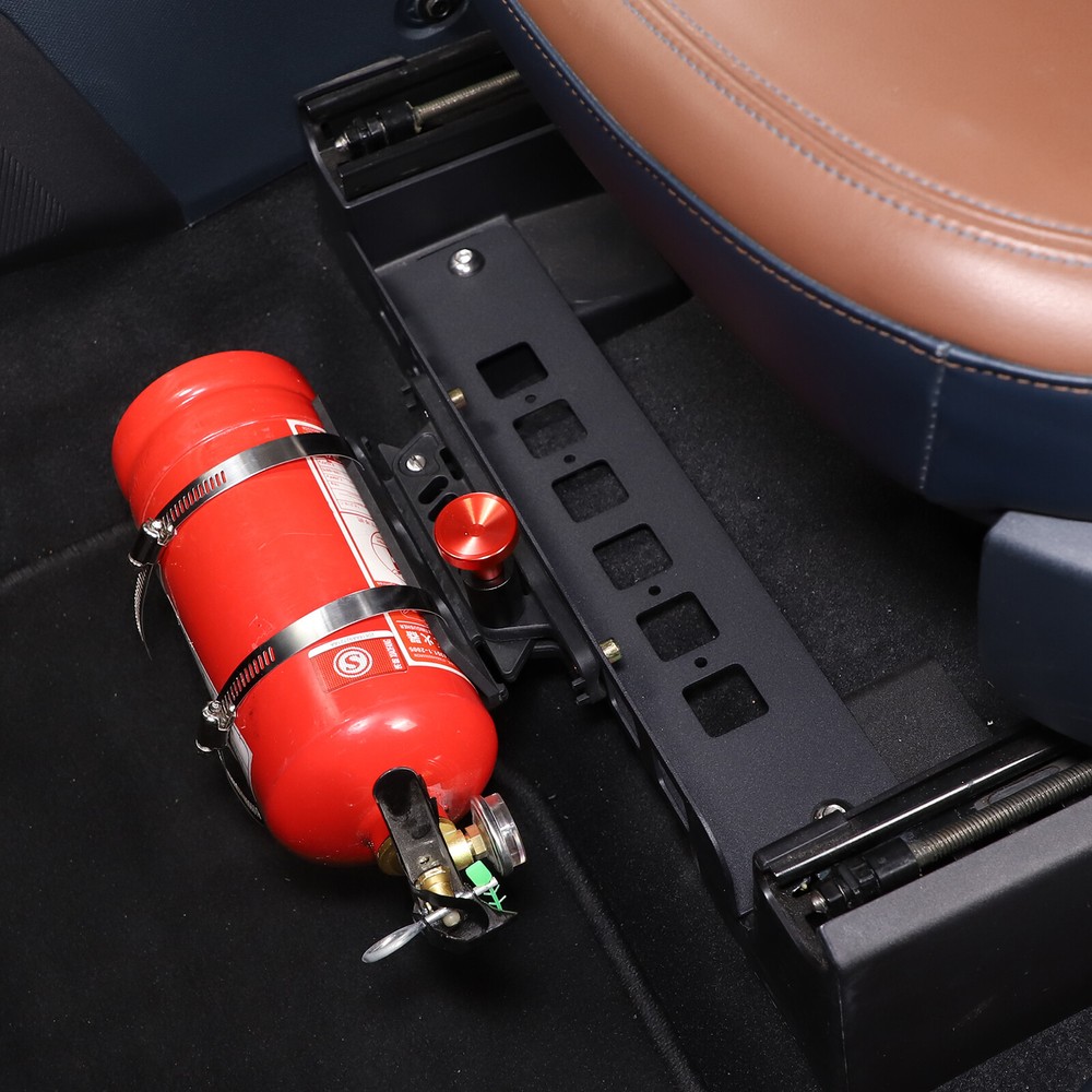 Car Roll Bar Fire Extinguisher Holder Mount Bracket Adjustable For FORD Maverick