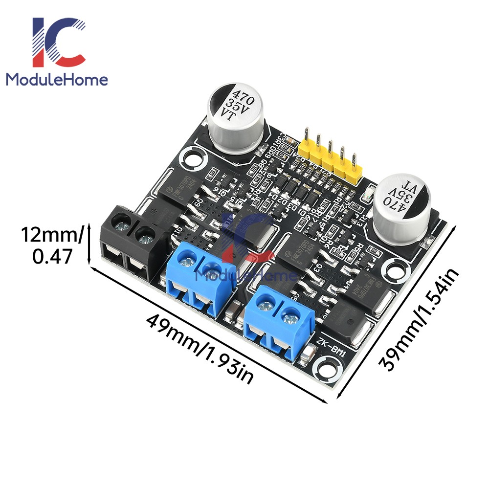 DC 3-18V 10A PWM DC Motor Speed Controller, Forward/ Reverse Motor Driver Module