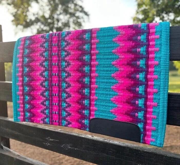 Multi Color & Design Wool Western Saddle Blanket Horse.