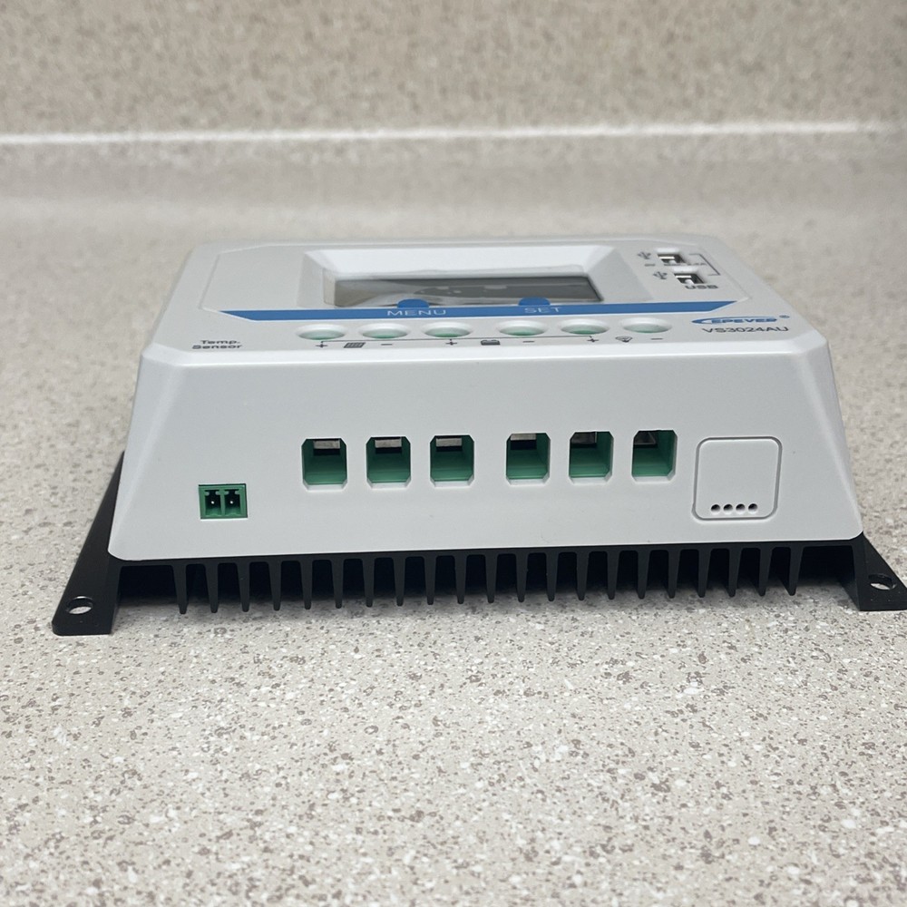 ® 30A Solar Charge Controller 12V/24V Auto Working PWM Solar Panel Charge Reg...