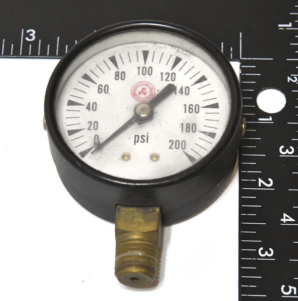INDUSTRIAL PFV PRESSURE GAUGE STEAMPUNK