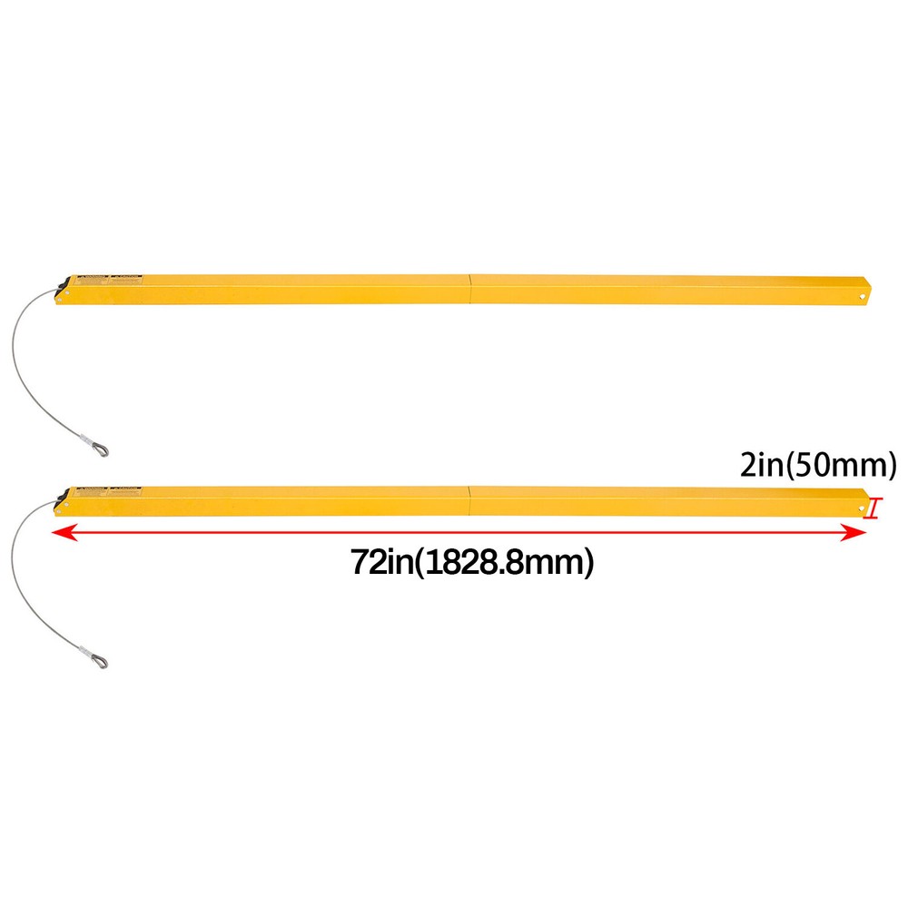 HECASA 2-Sided Trailer Tailgate Liftgate Ramp Lift Assist System 350 Pounds