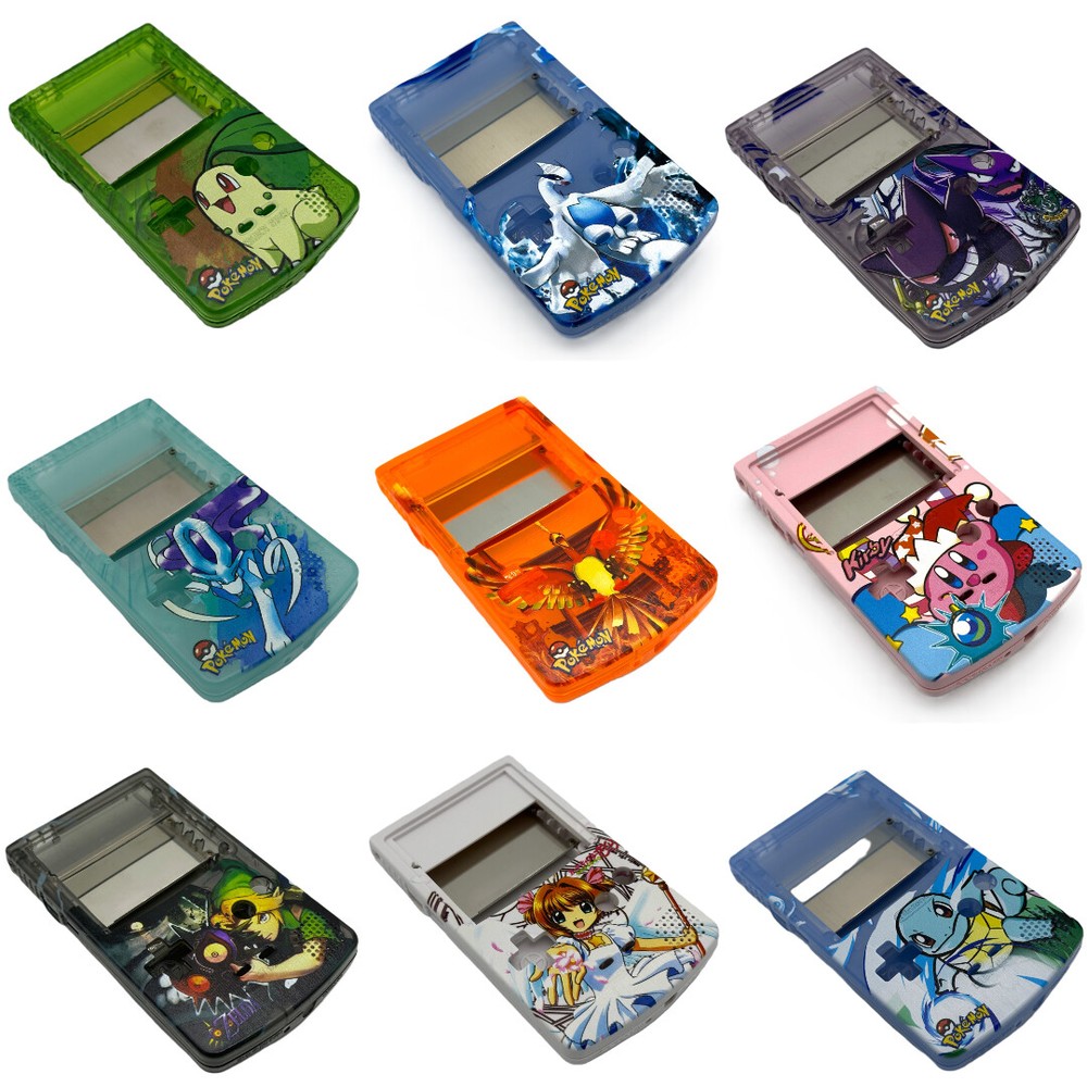Nintendo Gameboy Color Laminated 2.0 Retro Pixel UV Printed Custom IPS Shell