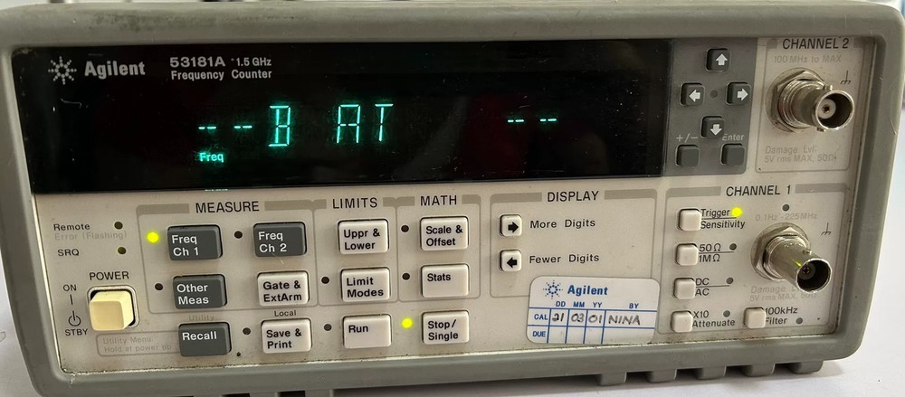 Agilent 53181A: 225 MHz Frequency Counter (3577)#per