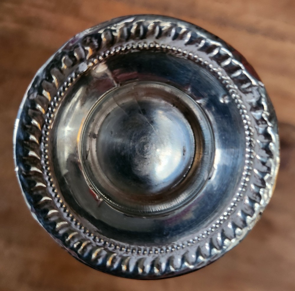 Solid Silver Small Candlestick