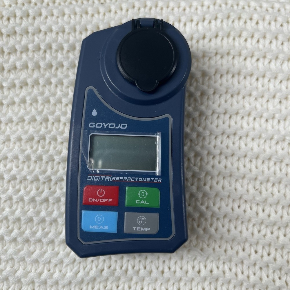 Digital Refractometer Brix Meter Tester Measuring Sugar Content Range 0-55% Brix