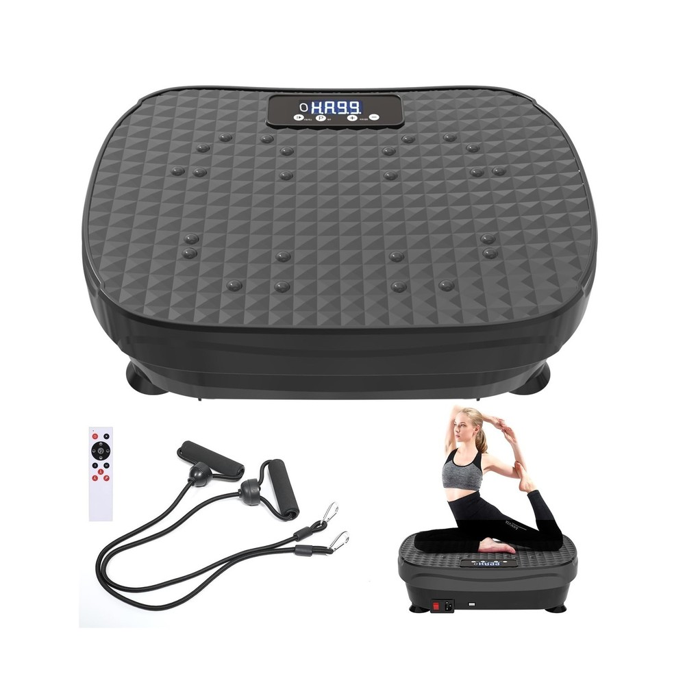 Vibration Plate Exercise Machine with 200 Adjustable speeds and 8 Scientific ...