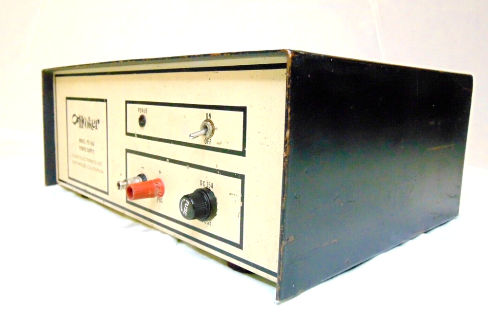 Power Supply Hooker Model PS-15A Radio Ham Regulated Tested