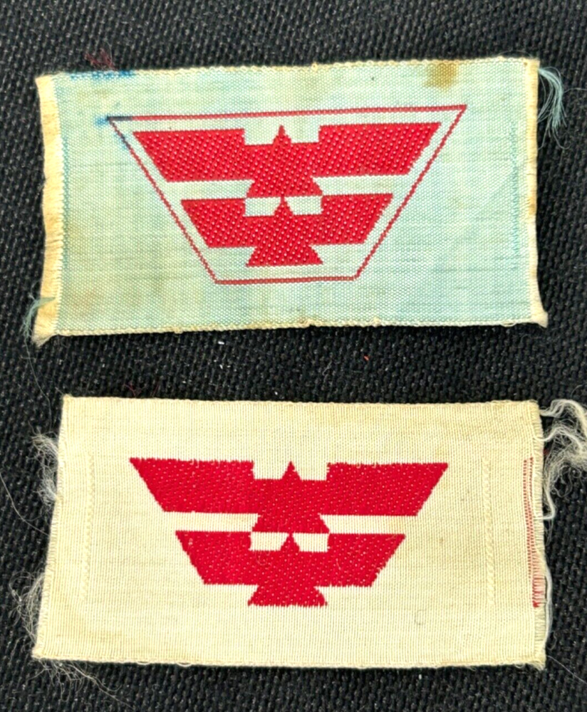 WWII Japanese Patriotic Women's Association Cloth Patches