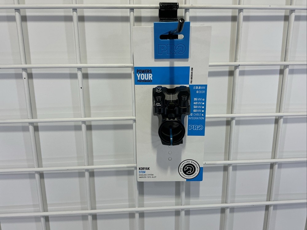 PRO Components Koryak 31.8mm 0 Degree Black Stem 35mm Leigh $90