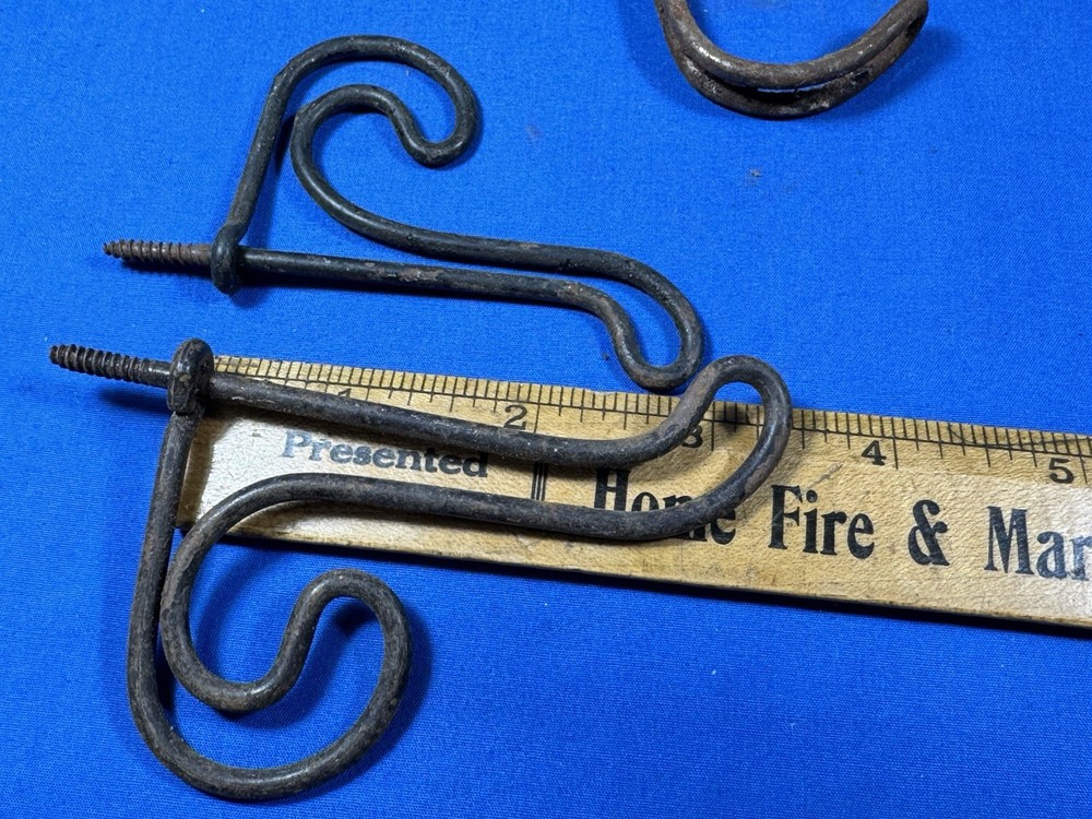 18 Vintage WIRE HOOKS w/ Threaded Ends & No Bends ~ Several Different Sizes