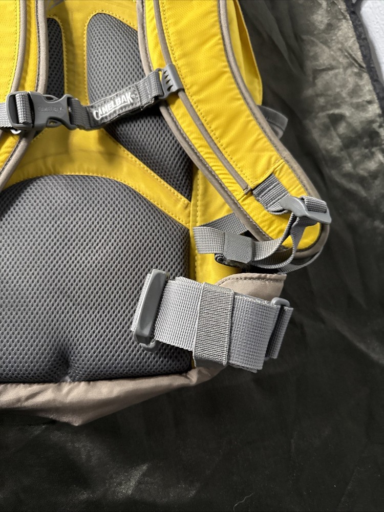 CAMELBAK Alpine Explorer Backpack, Fits 100oz Bladder - Yellow/ Gray