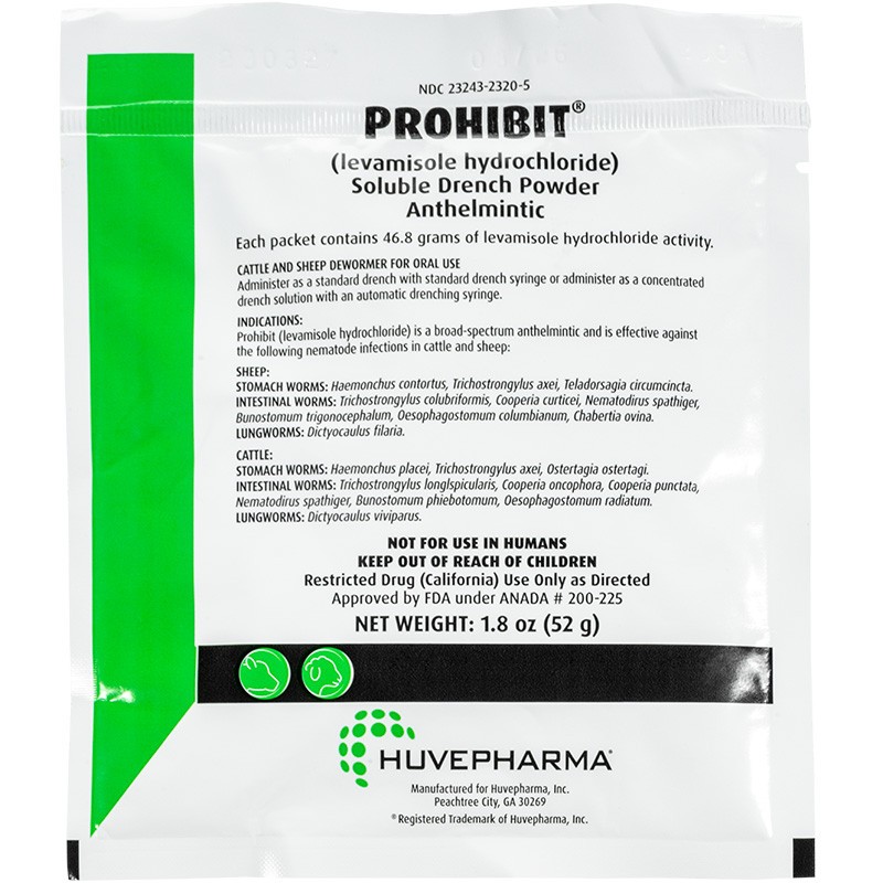 Prohibit Soluble Drench powder, 52 g