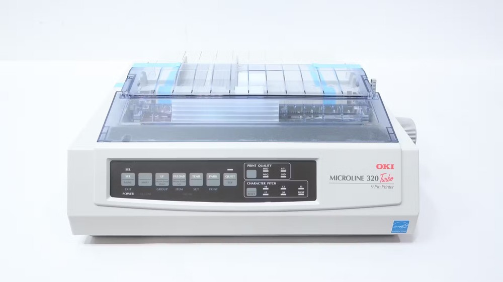 Oki 62411601 Microline 320t Dot Matrix Printer 120v-ac