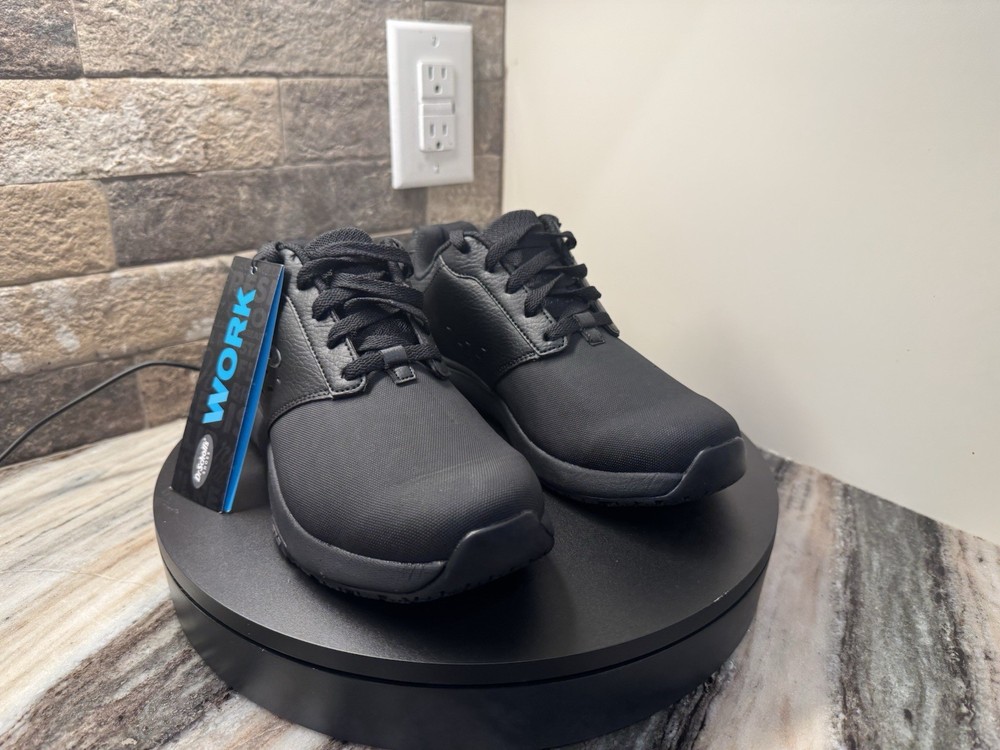 Dr. Scholl’s Intrepid Work Shoe Black Men’s Size 7