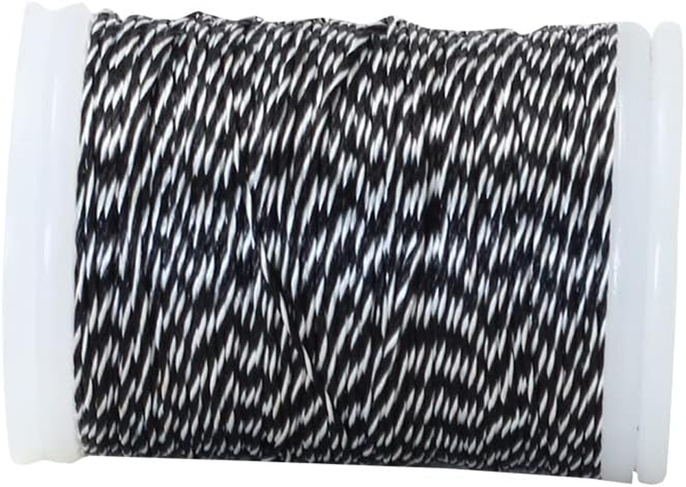 Archery Bow String Serving Thread 131 Yard/120 M Durable Nylon Black-White