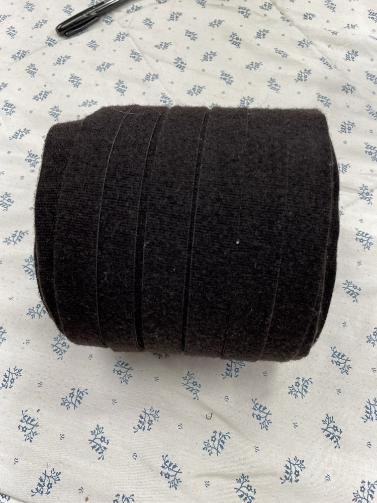 Velcro 3/4” Black HOOK & LOOP SEW-ON-TYPE BULK ROLL 25yards Maybe More